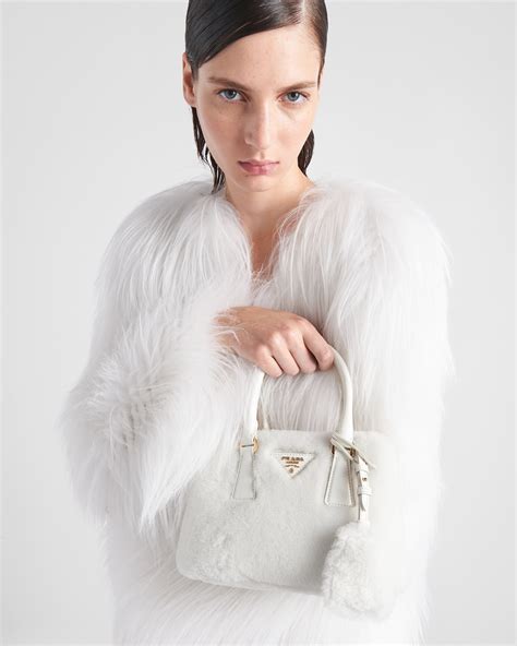 prada galleria shearling mini bag|prada galleria bag selfridges.